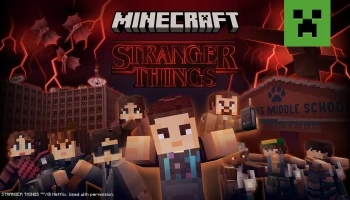 В Minecraft вышло официальное DLC по сериалу Stranger Things