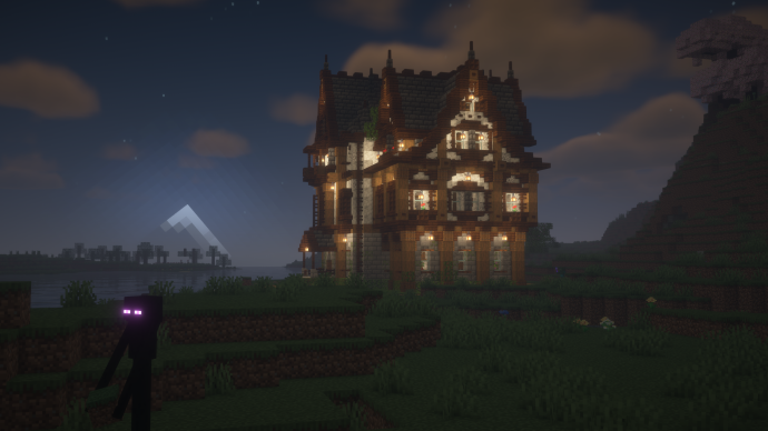 домик сбоку